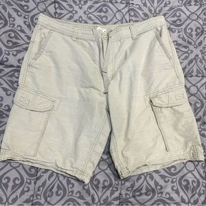 FADED Glory Khaki Cargo Shorts 38